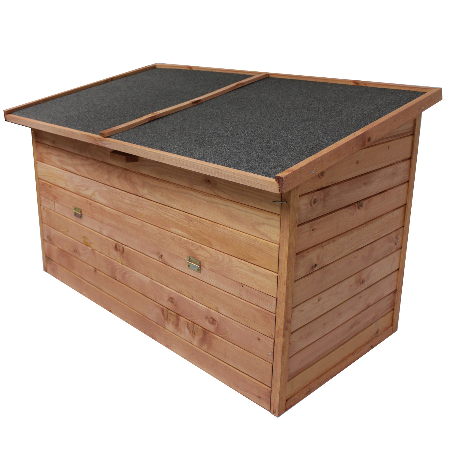 Auflagenbox 128x77x72cm Gartenbox Holz Truhe Gartentruhe NEU Holztruhe